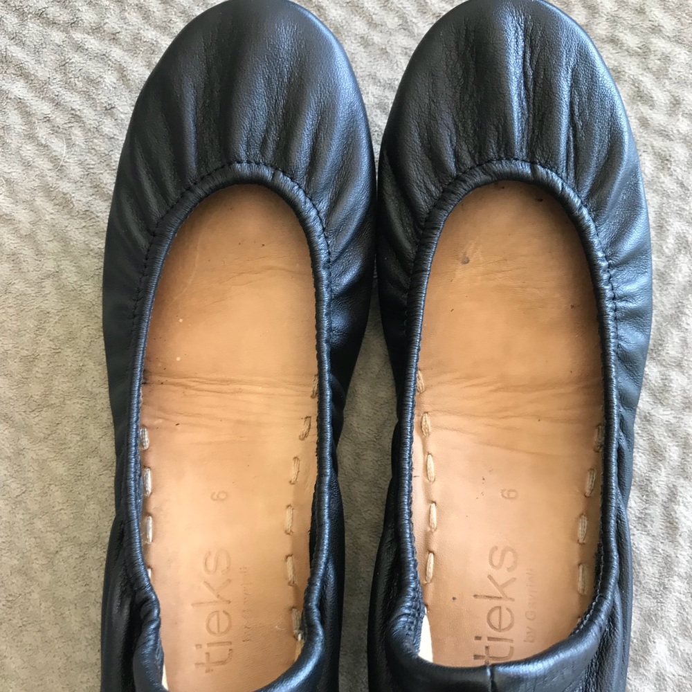Tieks Matte Black Shoes